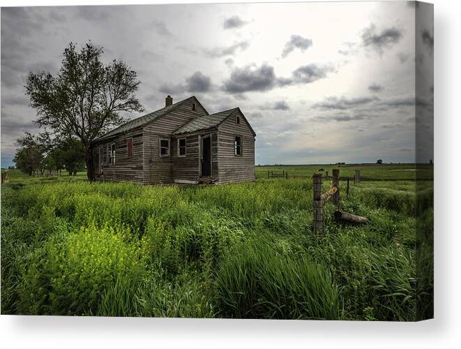 Travel Canvas Print featuring the photograph Forgotten On The Prairie #1 by Aaron J Groen