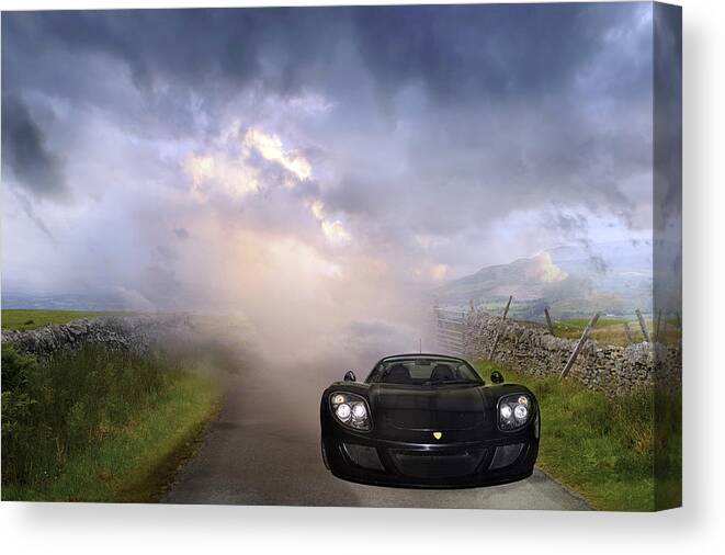 Car Canvas Print featuring the photograph Ginetta #1 by Gouzel -