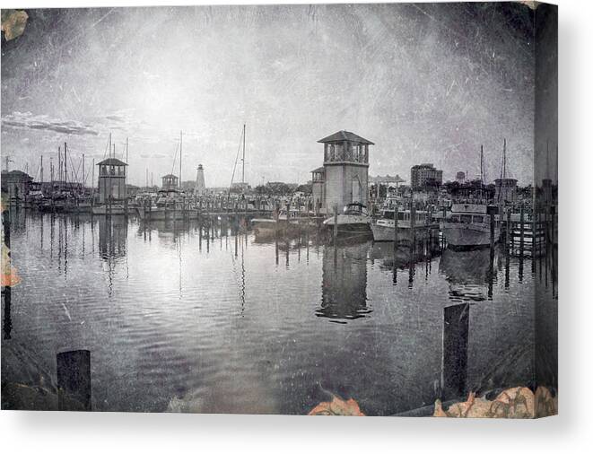 Harbor Canvas Print featuring the photograph Gulfport Harbor #1 by Don Schiffner