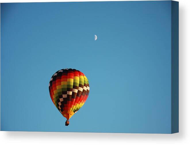 Hot Air Balloon Canvas Print featuring the photograph Hot Air #1 by Lee Anderson