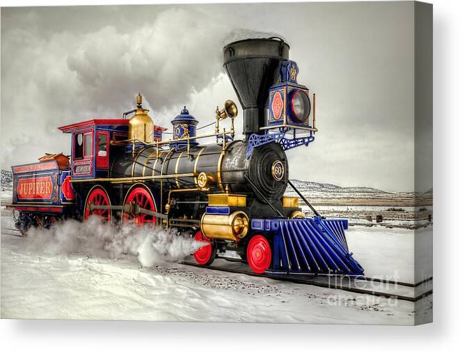 Golden Spike Canvas Print featuring the photograph Jupiter #1 by Roxie Crouch