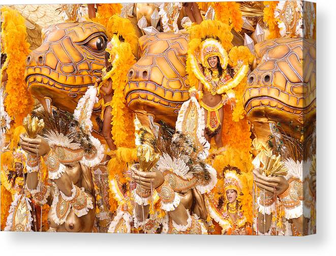 Brazil Canvas Print featuring the photograph Lets Samba by Sebastian Musial