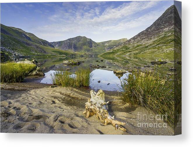 Wales Canvas Print featuring the photograph Llyn Ogwen #1 by Ian Mitchell