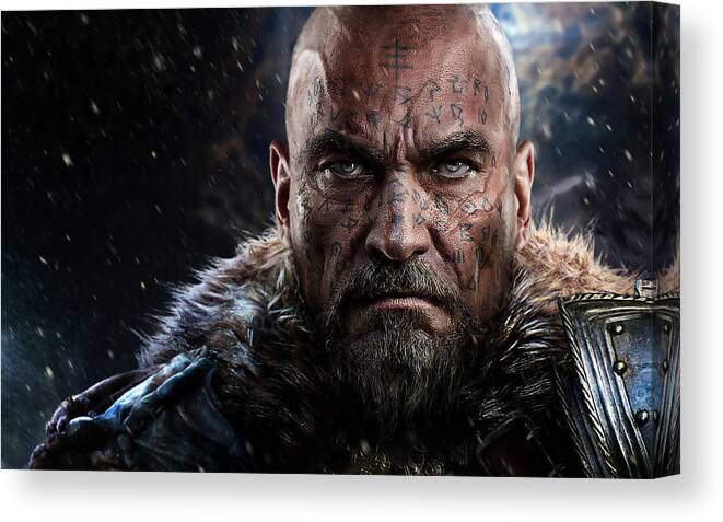 Lords Of The Fallen Canvas Print featuring the digital art Lords Of The Fallen #1 by Maye Loeser
