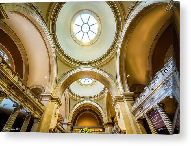 Metropolitan Canvas Print featuring the photograph Metropolitan Museum Of New York #1 by Marvin Spates