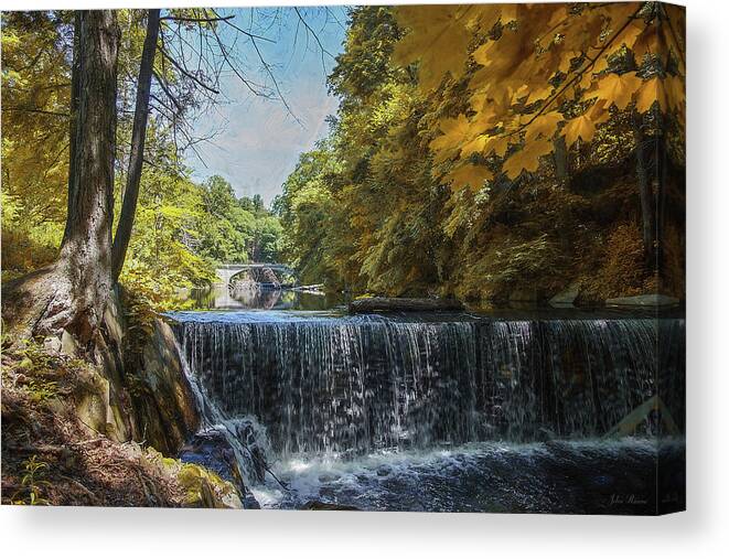 Landscape Canvas Print featuring the photograph Nature's Beauty #1 by John Rivera