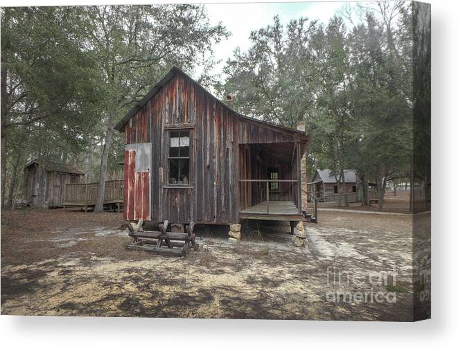 Homestead Canvas Print featuring the photograph Old Homestead #1 by Judy Hall-Folde