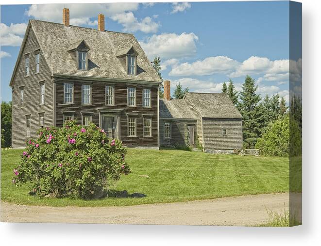 Andrew Wyeth Canvas Print featuring the photograph Olsen House Cushing Maine #1 by Keith Webber Jr