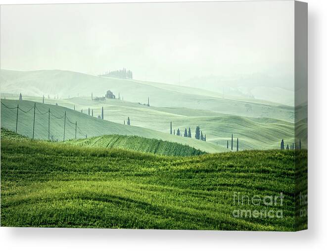 Kremsdorf Canvas Print featuring the photograph Over The Hills And Far Away #1 by Evelina Kremsdorf