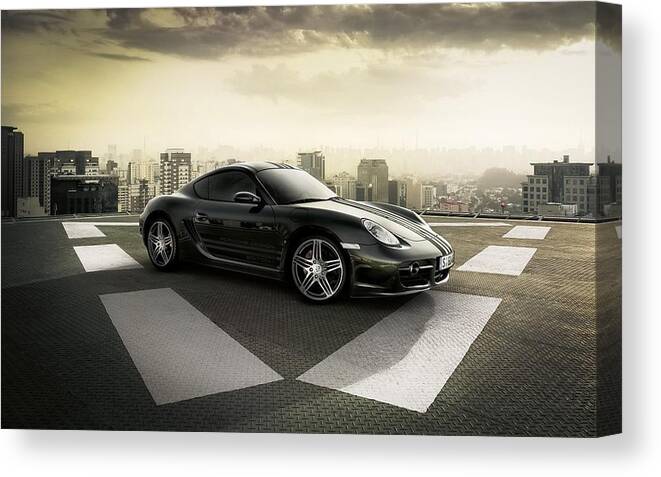 Porsche Canvas Print featuring the photograph Porsche #1 by Jackie Russo
