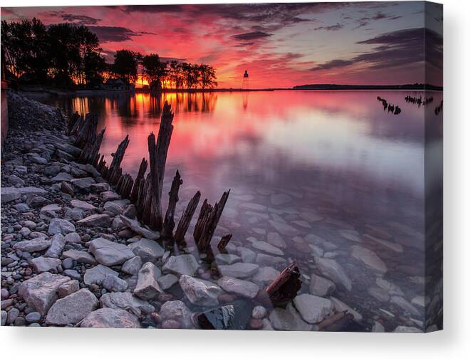 Sunrise Canvas Print featuring the photograph Rapture #2 by Lee and Michael Beek