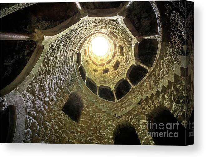 Sintra Canvas Print featuring the photograph Sintra Architecture background #1 by Benny Marty
