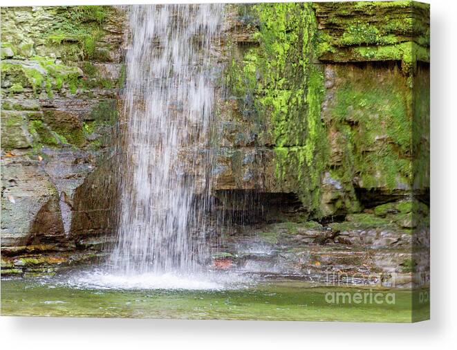 Water Canvas Print featuring the photograph Splash #1 by William Norton