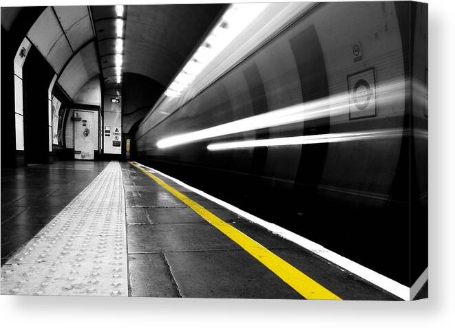Subway Canvas Print featuring the photograph Subway #1 by Jackie Russo