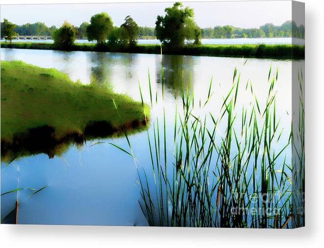 Scenic Canvas Print featuring the mixed media Summer Dreams #1 by Betty LaRue