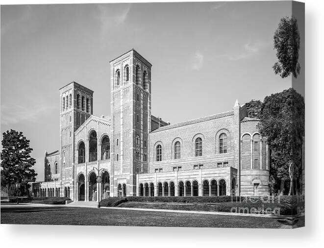 Aau Canvas Print featuring the photograph University of California Los Angeles Royce Hall by University Icons