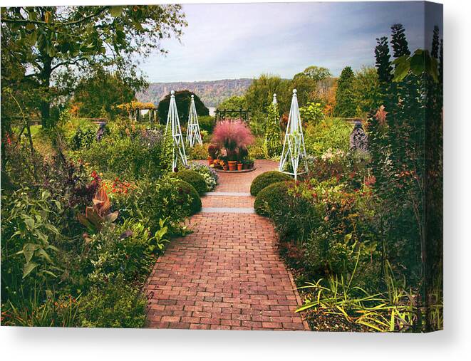 Wave Hill Canvas Print featuring the photograph Wave Hill Garden #1 by Jessica Jenney