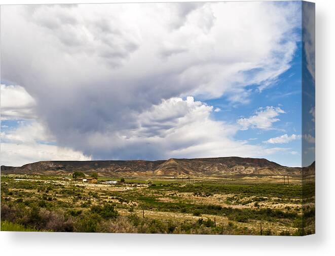 Wyoming Canvas Print featuring the photograph Wyoming 2 by Angela Black