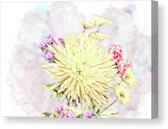Mum Canvas Print featuring the photograph 10865 Spring Bouquet by Pamela Williams