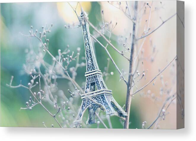 Eiffel Tower Canvas Print featuring the photograph Eiffel Tower #11 by Mariel Mcmeeking