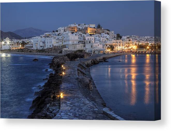 Naxos Canvas Print featuring the photograph Naxos - Cyclades - Greece #11 by Joana Kruse