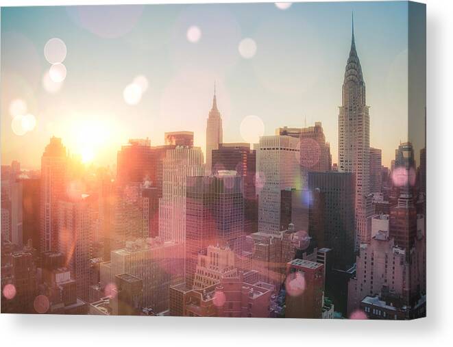 Nyc Canvas Print featuring the photograph New York City #12 by Vivienne Gucwa