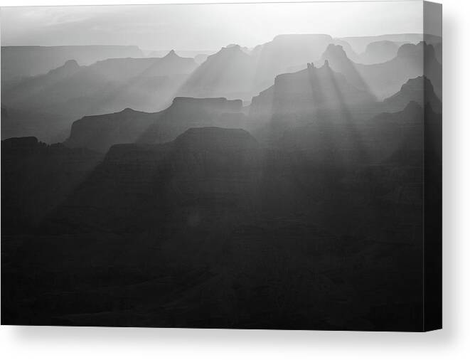 Grand Canyon National Park Canvas Print featuring the photograph Grand Canyon Arizona #5 by Shankar Adiseshan