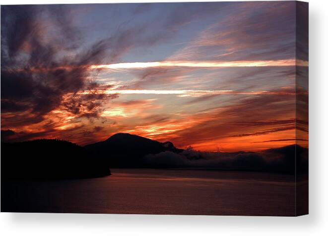 Sunset Canvas Print featuring the photograph Sunset #14 by Mariel Mcmeeking