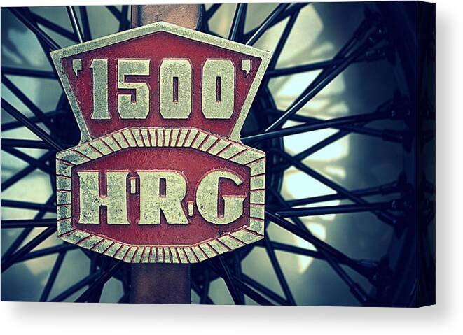 Hershey Pa Canvas Print featuring the photograph 1500 HRG Emblem by Joseph Skompski