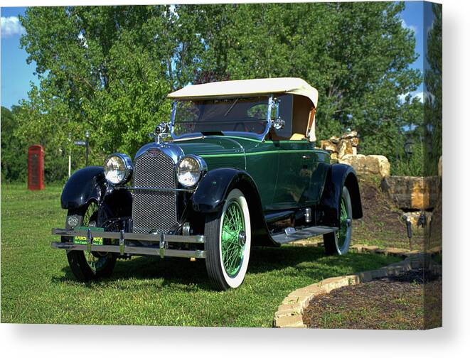 1922 Canvas Print featuring the photograph 1922 Duesenberg Model A by Tim McCullough