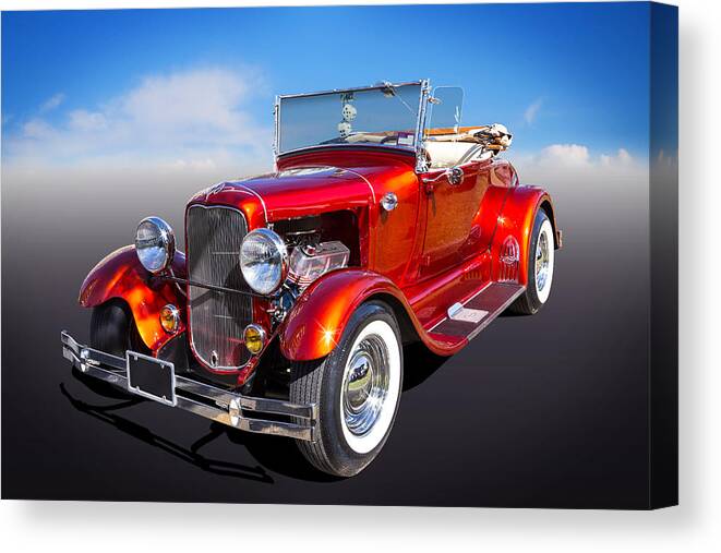Roadster Canvas Print featuring the photograph 1929 Roadster by Keith Hawley