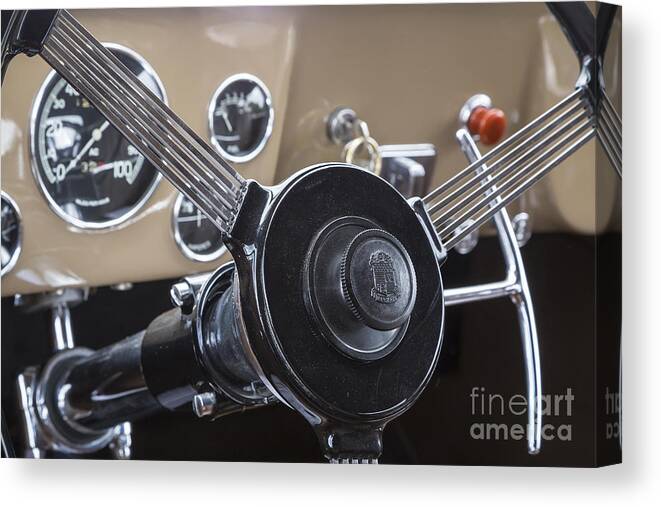1932 Marmon Canvas Print featuring the photograph 1932 Marmon V-12 by Dennis Hedberg