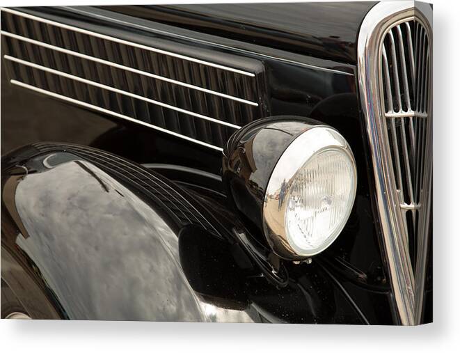 1935 Ford Canvas Print featuring the photograph 1935 Ford Sedan Vintage Antique Classic Car Art Prints 5045.02 by M K Miller