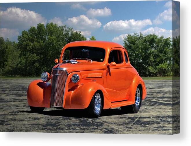 1937 Canvas Print featuring the photograph 1937 Chevrolet Coupe by Tim McCullough