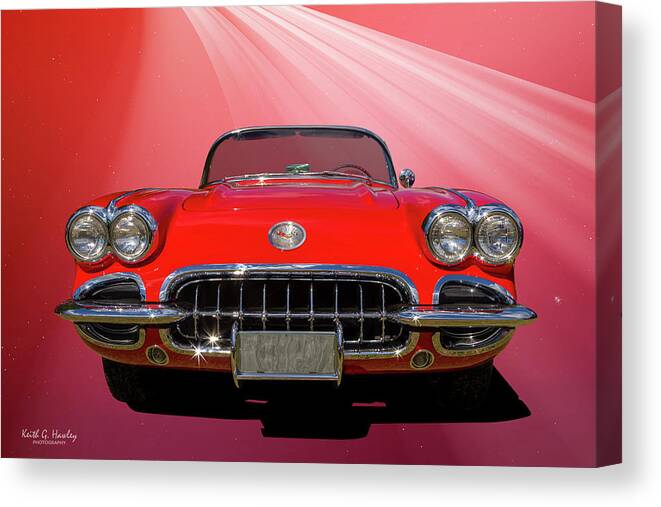 Car Canvas Print featuring the photograph 1959 Classic by Keith Hawley