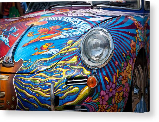 Automobiles Canvas Print featuring the photograph 1963 Porsche by James Woody