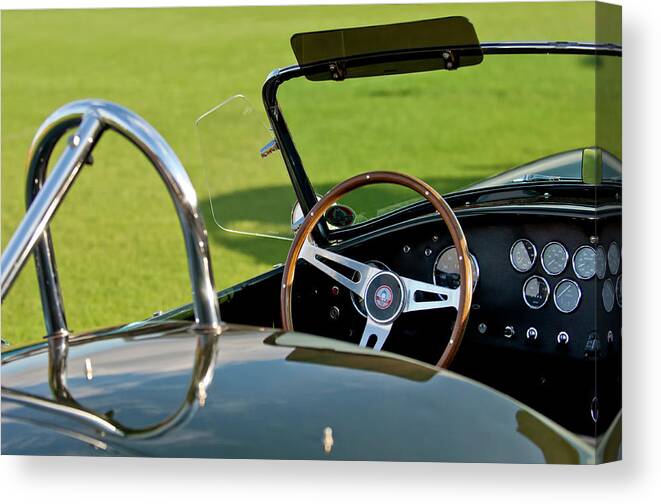 1966 Shelby 427 Cobra Canvas Print featuring the photograph 1966 Shelby 427 Cobra 2 by Jill Reger