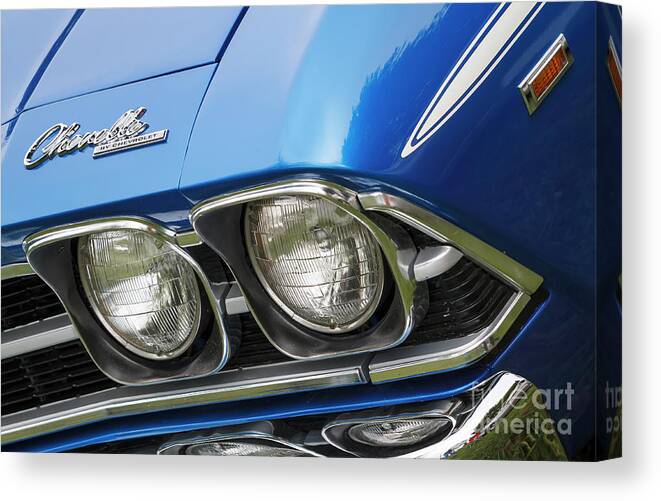 Chevelle Canvas Print featuring the photograph 1969 Chevelle 1 by Dennis Hedberg