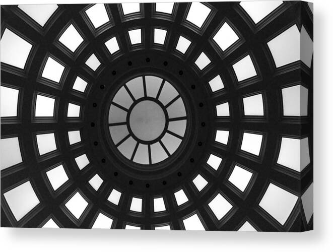 Ceiling Canvas Print featuring the photograph Ceiling #2 by Michiale Schneider