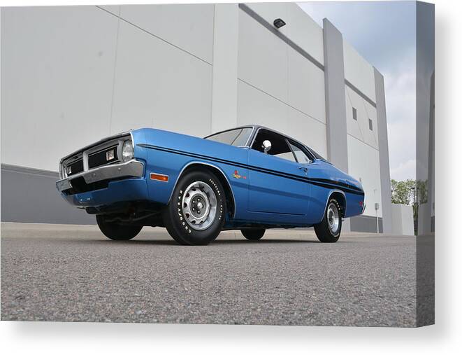 Dodge Demon Canvas Print featuring the photograph Dodge Demon #2 by Jackie Russo