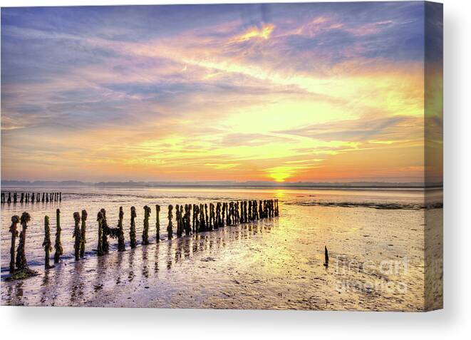 Bay Canvas Print featuring the photograph Early Morning #2 by Svetlana Sewell
