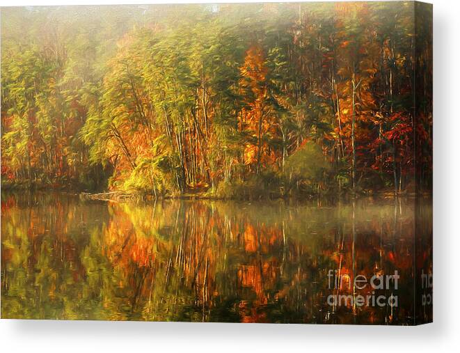 Virginia Canvas Print featuring the photograph Golden #2 by Darren Fisher