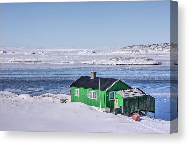 Ilulissat Canvas Print featuring the photograph Ilulissat - Greenland #2 by Joana Kruse