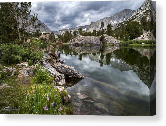 Lake Canvas Print featuring the photograph Long Lake #2 by Cat Connor