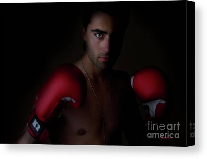 Muay Thai Canvas Print featuring the photograph Passion #2 by Eena Bo