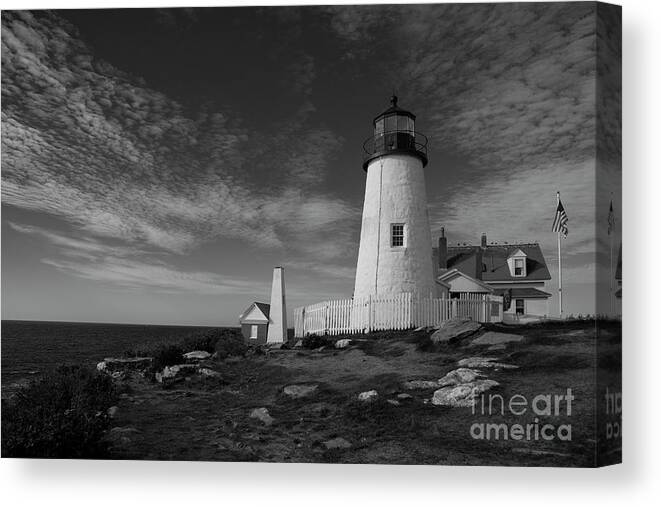 Pemaquid Canvas Print featuring the photograph Pemaquid Lighthouse #2 by Timothy Johnson