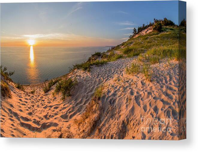 Arcadia Canvas Print featuring the photograph Sunset at Old Baldy by Twenty Two North Photography