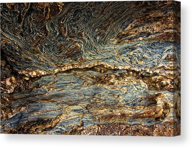 Wood Grain On Rock Canvas Print featuring the photograph Wood Grain on Rock by Doolittle Photography and Art