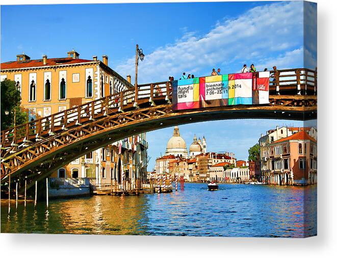 Venice Canvas Print featuring the photograph Venice - Untitled #23 by Brian Davis