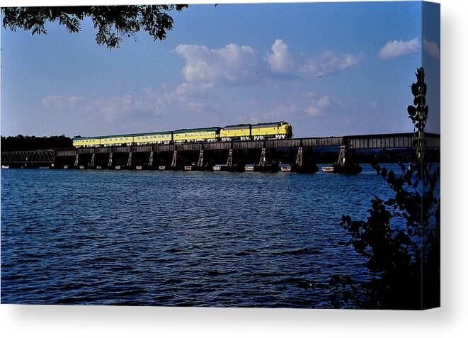 Train Canvas Print featuring the digital art Train #25 by Super Lovely